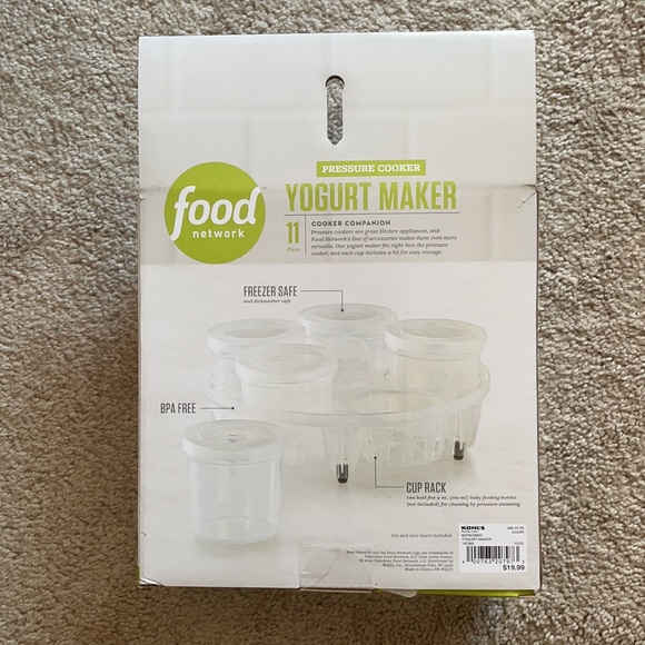 food network pressure cooker yogurt maker
